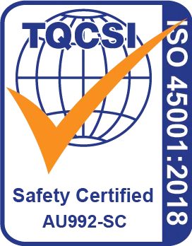 TQCSI Safety Certification logo with certification number AU992-SC