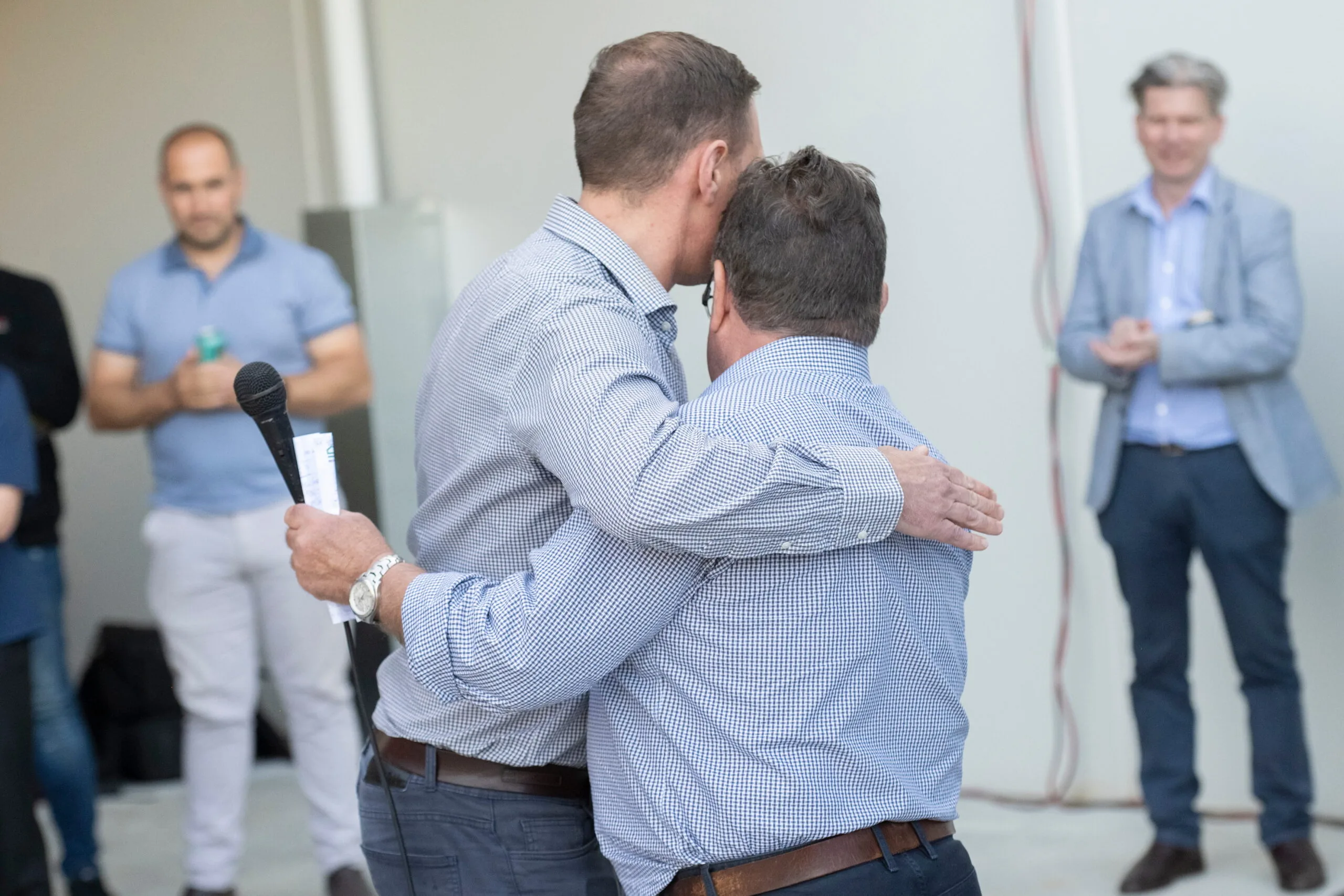 Melbourne commercial builders celebrating 25 years Staff celebrating 25 years with a leading commercial builder in Melbourne