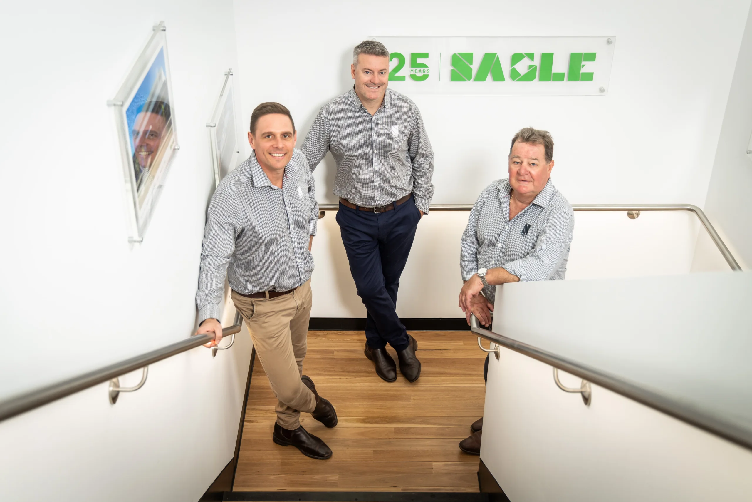 Luke Crouch, Daniel Lees and Gary Lees